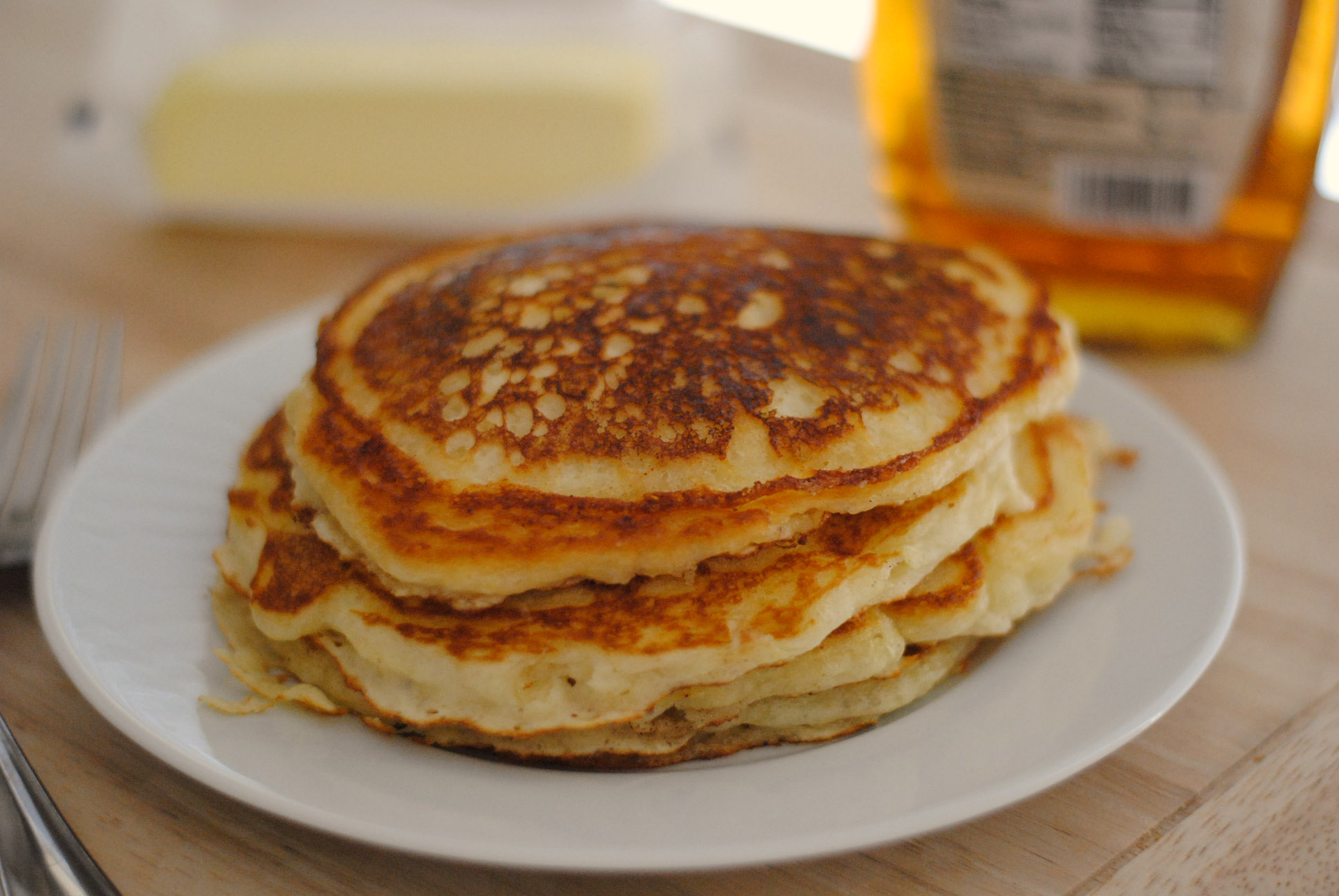 Pancakes O Panqueques De Suero De Leche (Buttermilk)