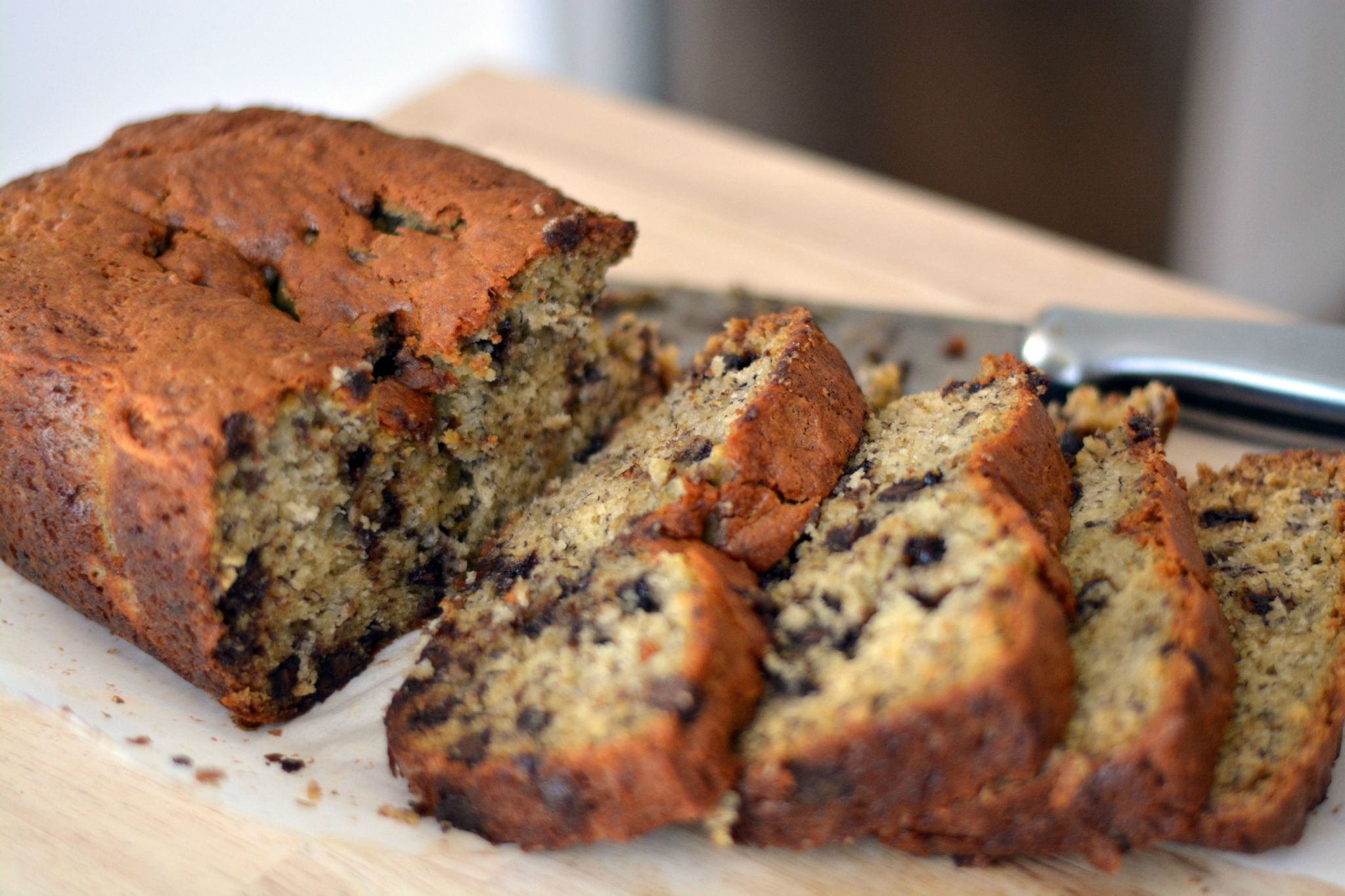 Pan de Banano Con Chocolate