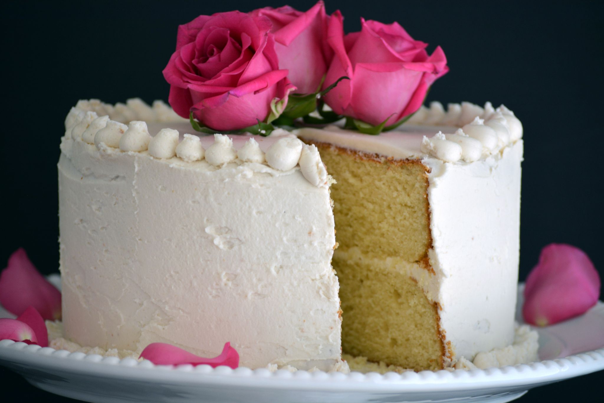 Torta o Pastel de Vainilla