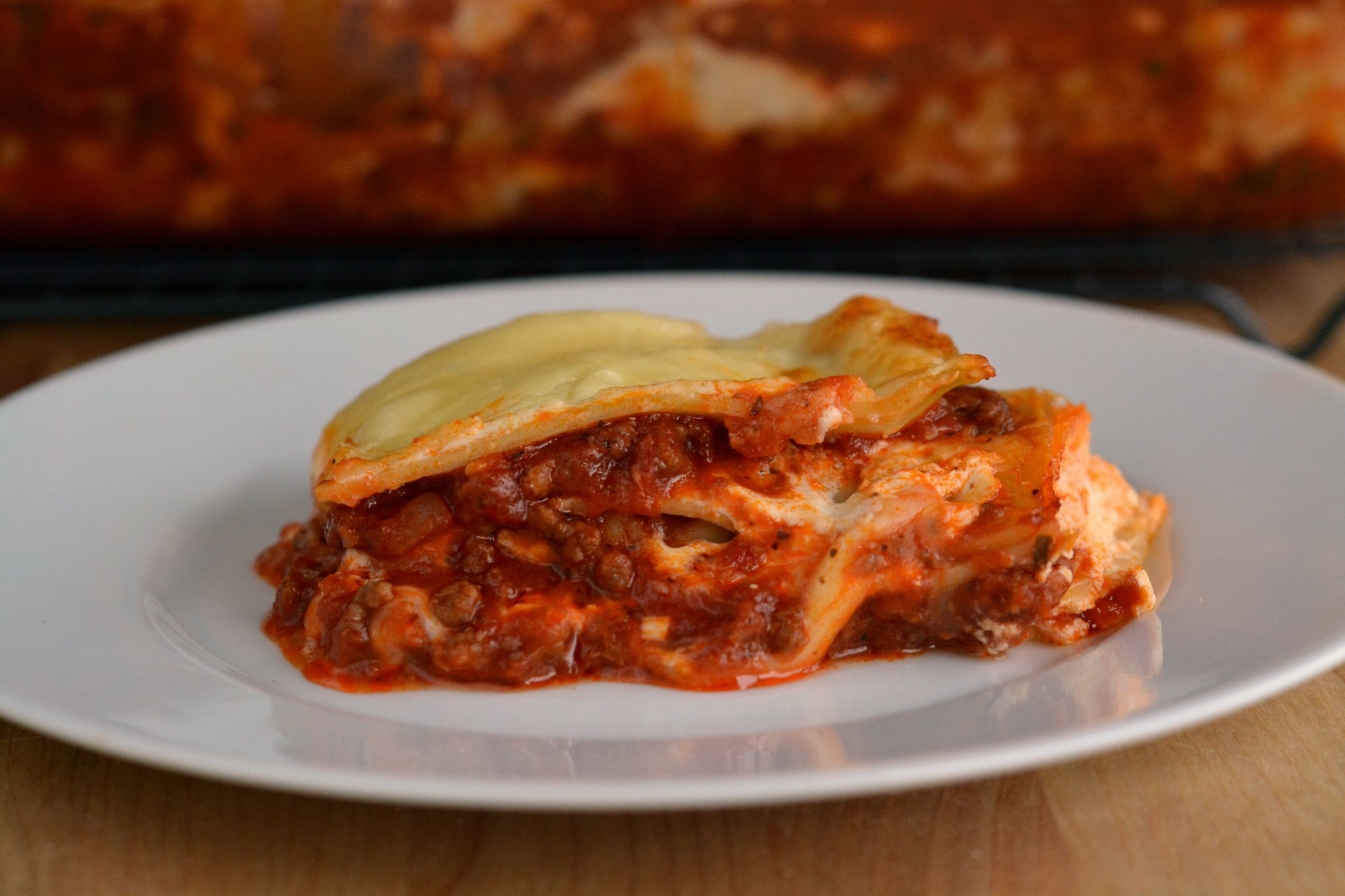 Lasaña Con Salsa De Carne