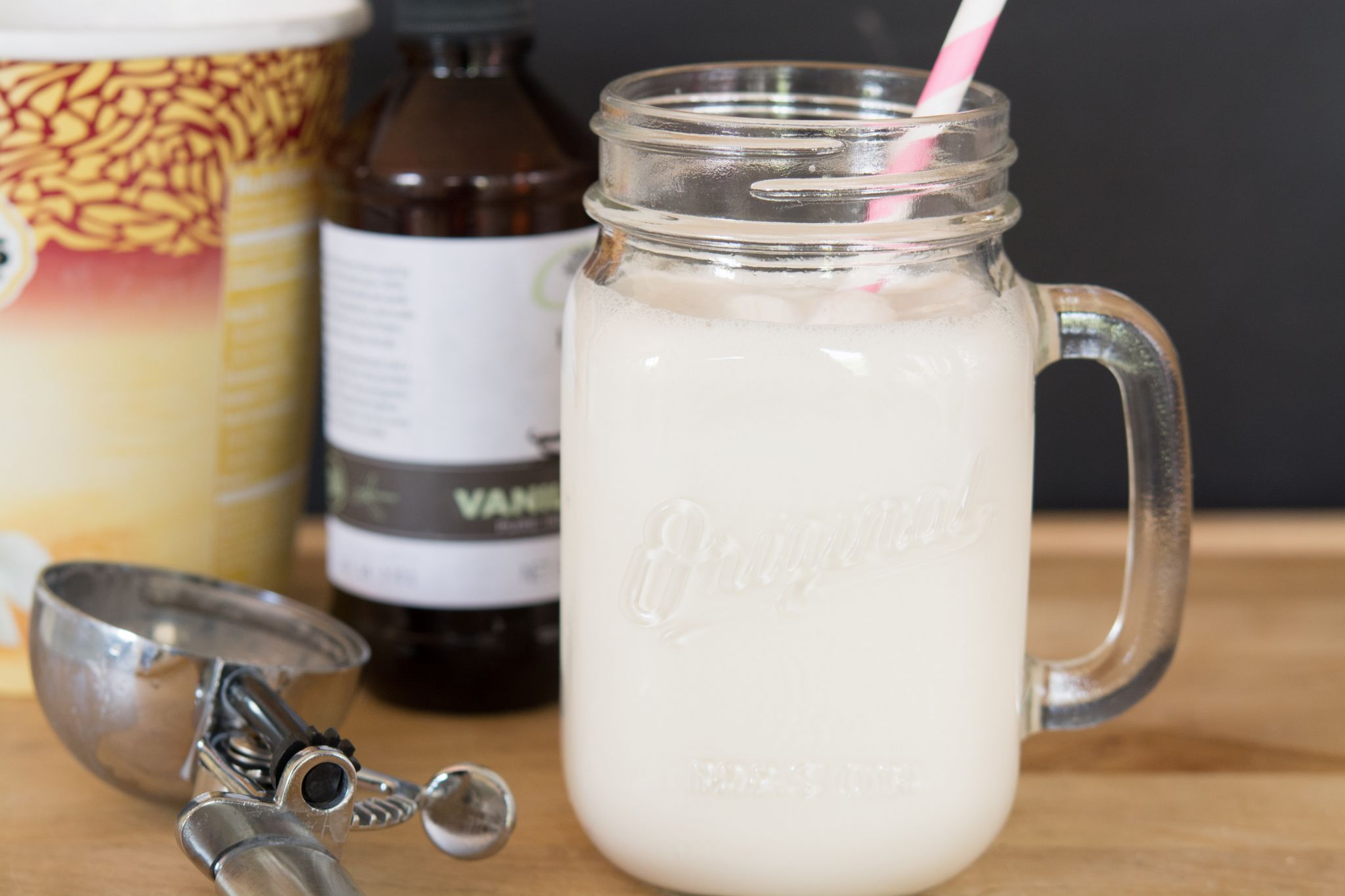 Malteada o Batido de Vainilla
