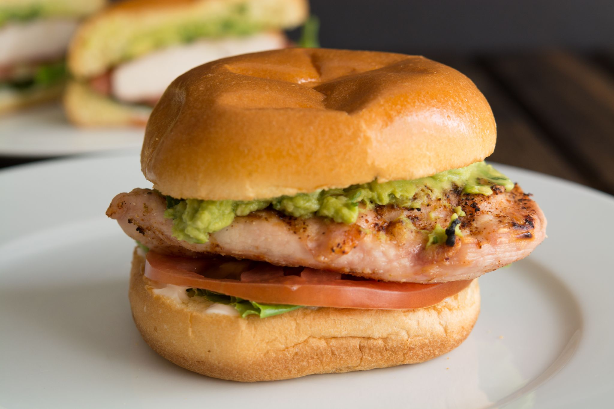 Sánduche de Pollo Asado
