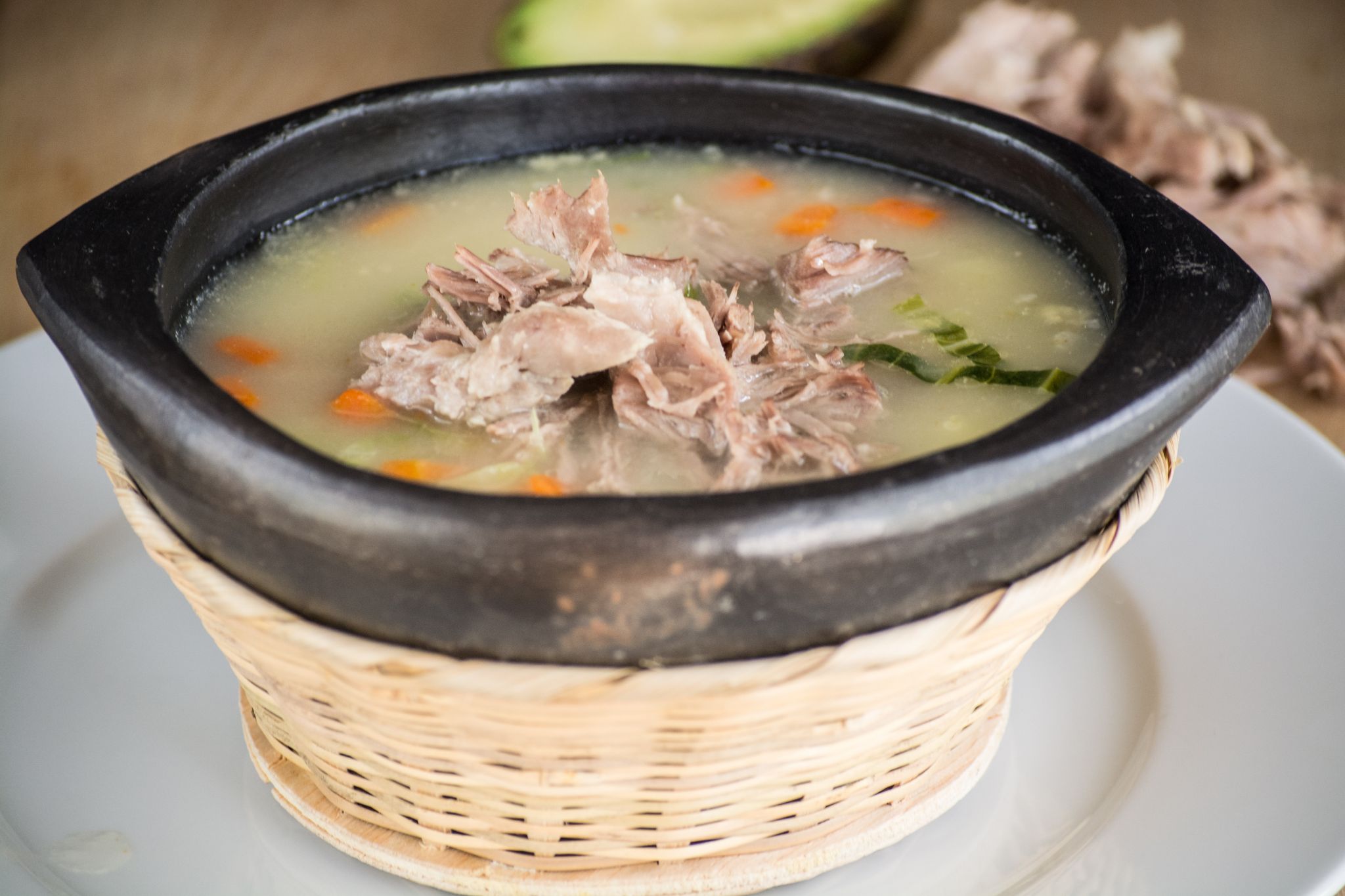Colombian Bulgur Wheat & Pork Spine Soup (Cuchuco de Trigo Con Espinazo)